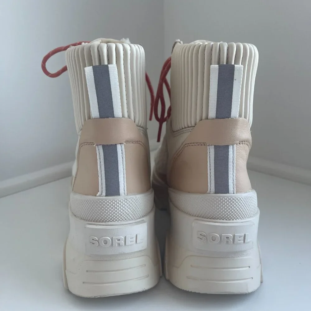 Sorel | Brex Cozy Lace Women's Boot | Nova Sand Sea Salt | Size 8.5 - Picture 3 of 9